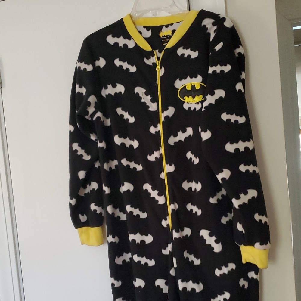 DONATING SOON Batman Black and Yellow Onesie